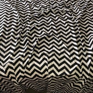 Black and white chevron pattern